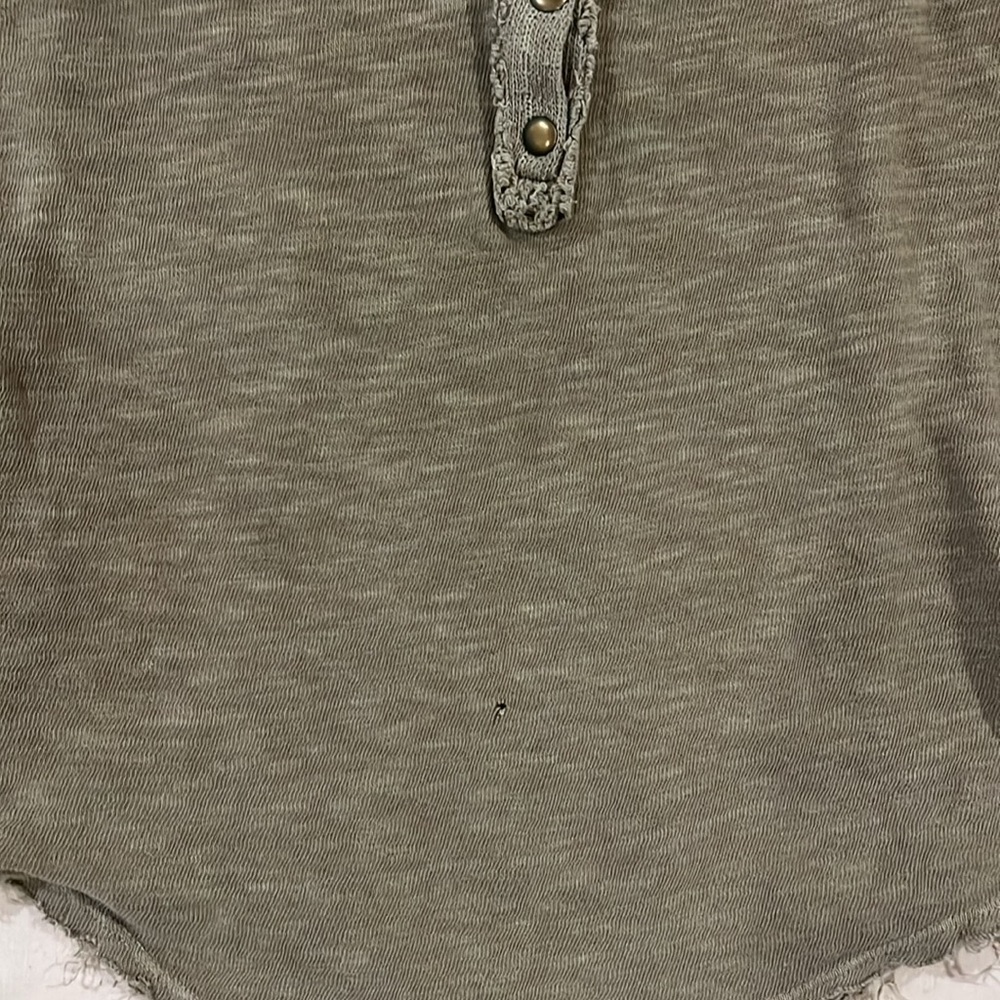We The Free Olive Green Long-Sleeve Henley Top - Picture 5 of 6